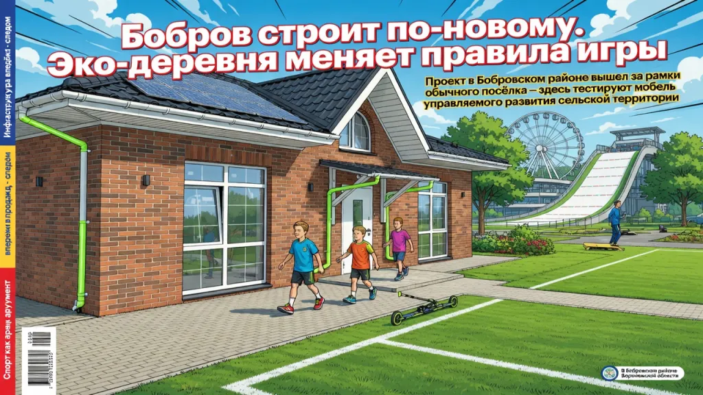 Бобров строит по-новому. Эко-деревня меняет правила игры