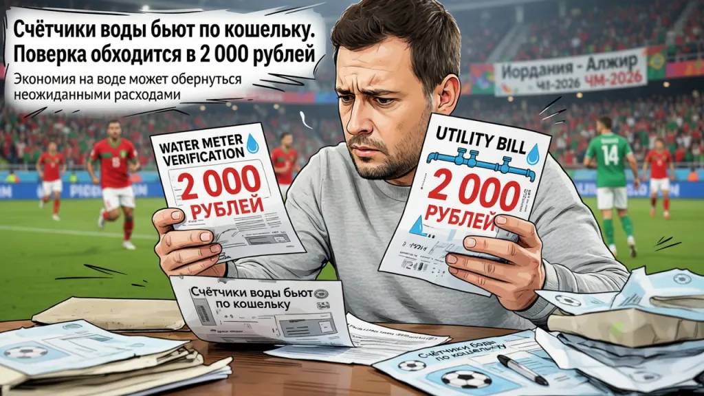 Счётчики воды бьют по кошельку. Поверка обходится в 2 000 рублей